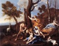 Die Nurture von Jupiter klassische Maler Nicolas Poussin